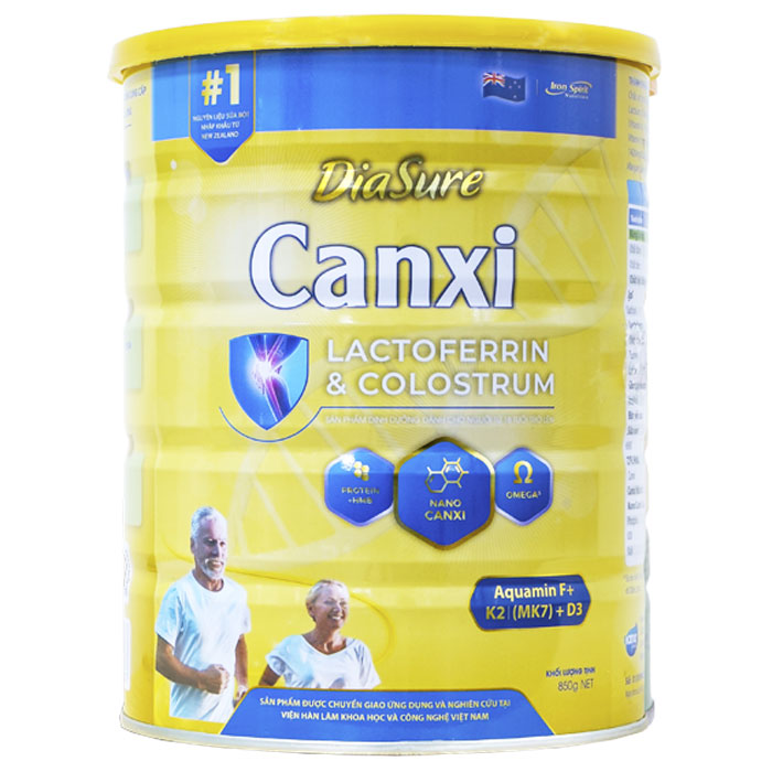 Sữa diasure canxi 850g sữa non bảo vệ cơ xương khớp