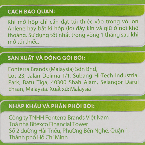 Công dụng Sữa Anlene gold 1,2kg