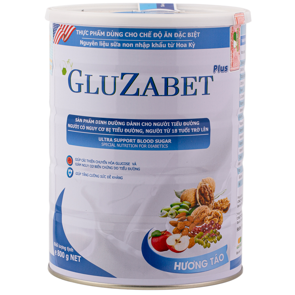 Sữa non tiểu đường gluzabet 800g