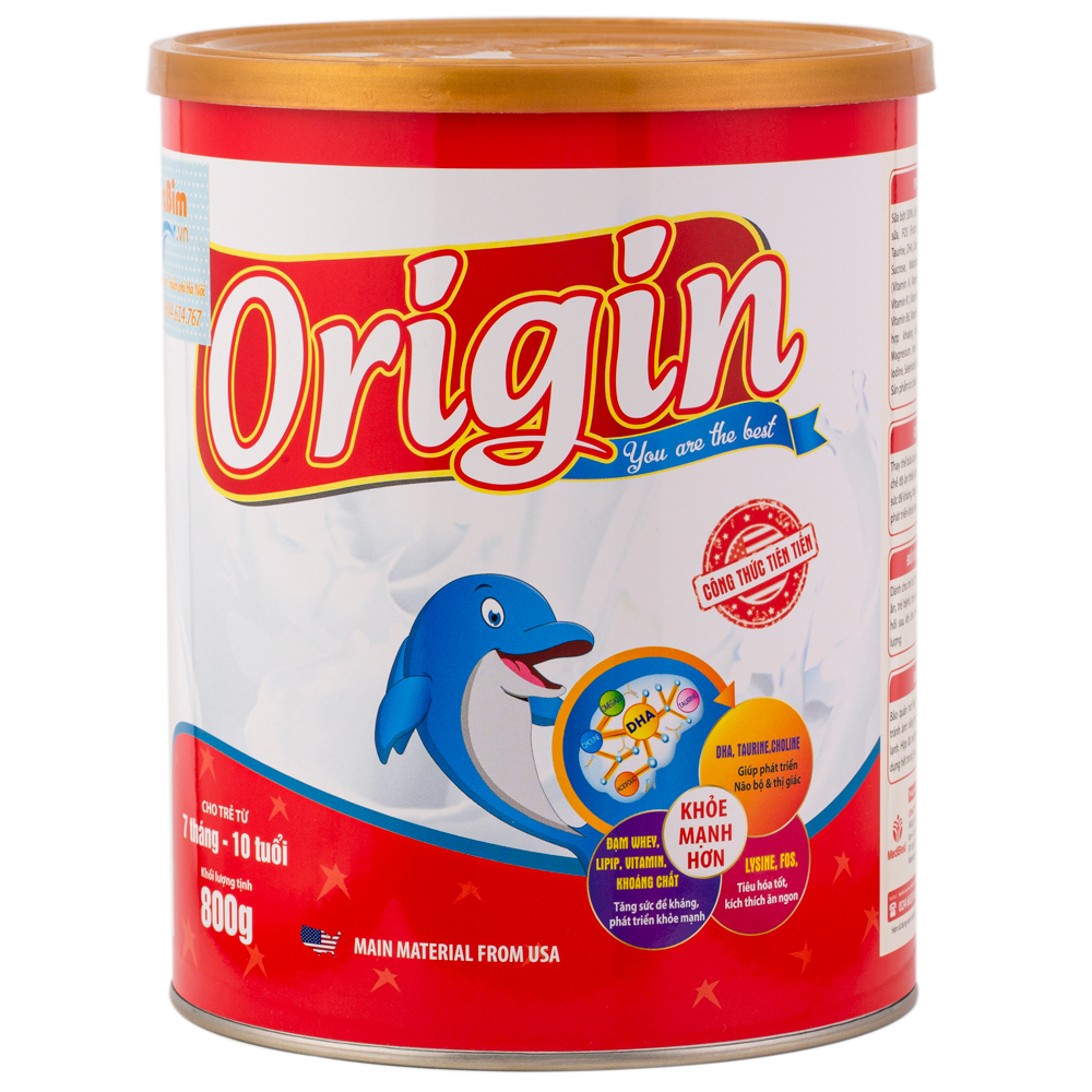 Sữa origin mẫu mới 800g