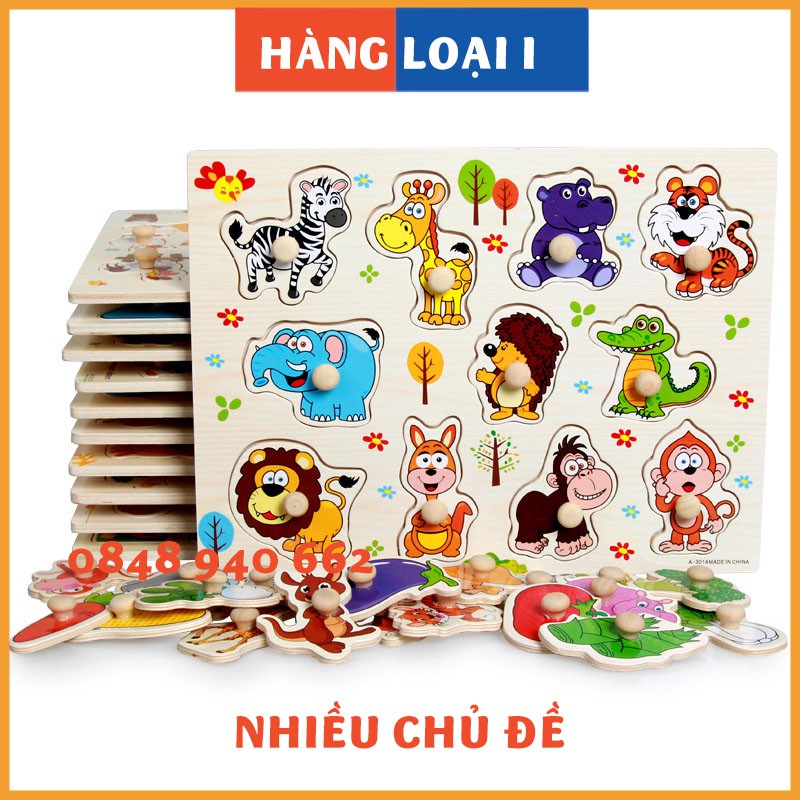 bảng núm gỗ cho bé