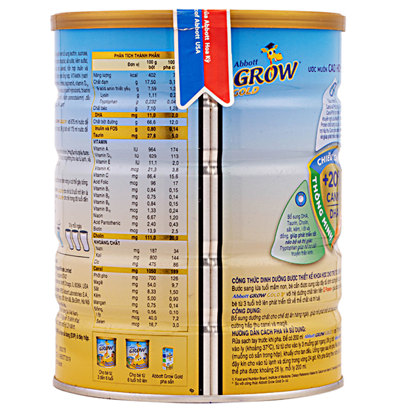 Hình ảnh sữa abbott grow gold 3+