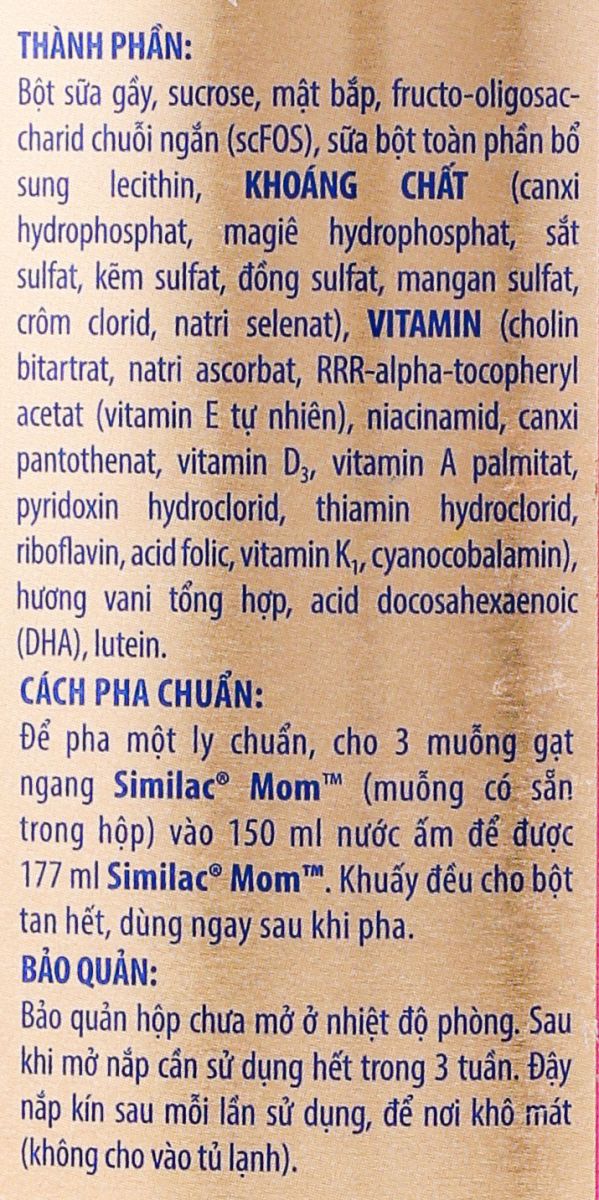 Hướng dẫn cách pha sữa similac mom