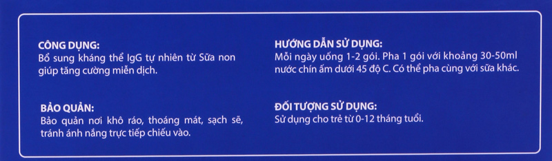 Hướng dẫn cách sử dụng sữa non colosvita 0+