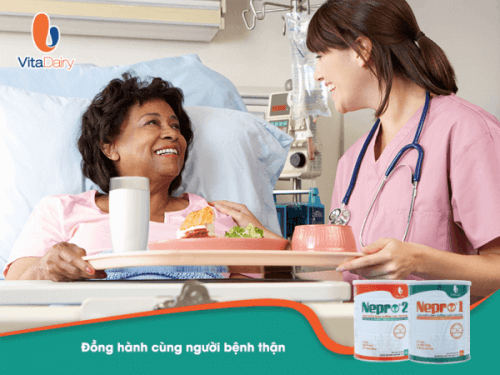 Sữa nepro đồng hành cùng người bệnh thận