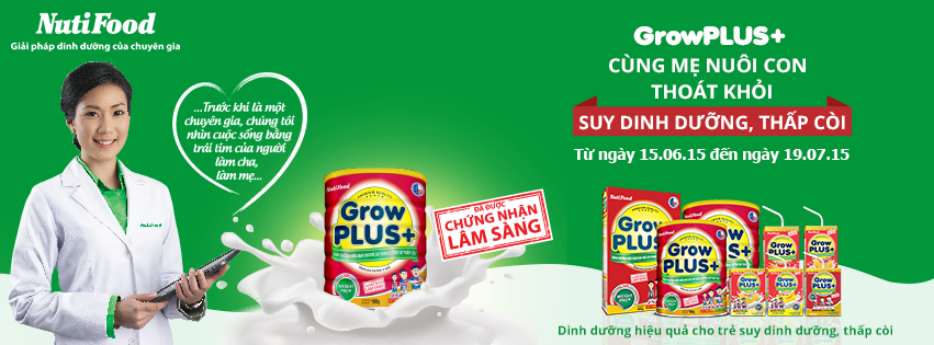 Grow Plus cùng mẹ nuôi con thoát khỏi suy dinh dưỡng thấp còi