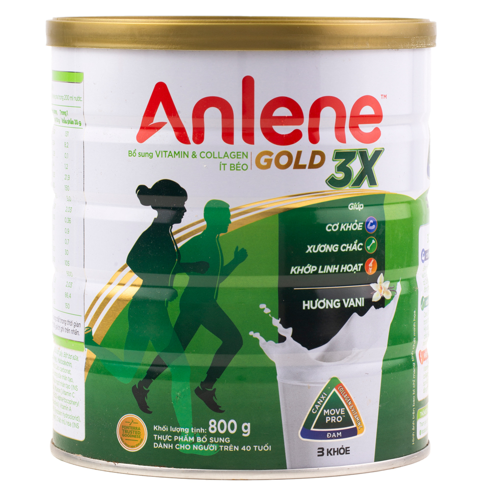 Sữa anlene 3x cho người trên 40 tuổi