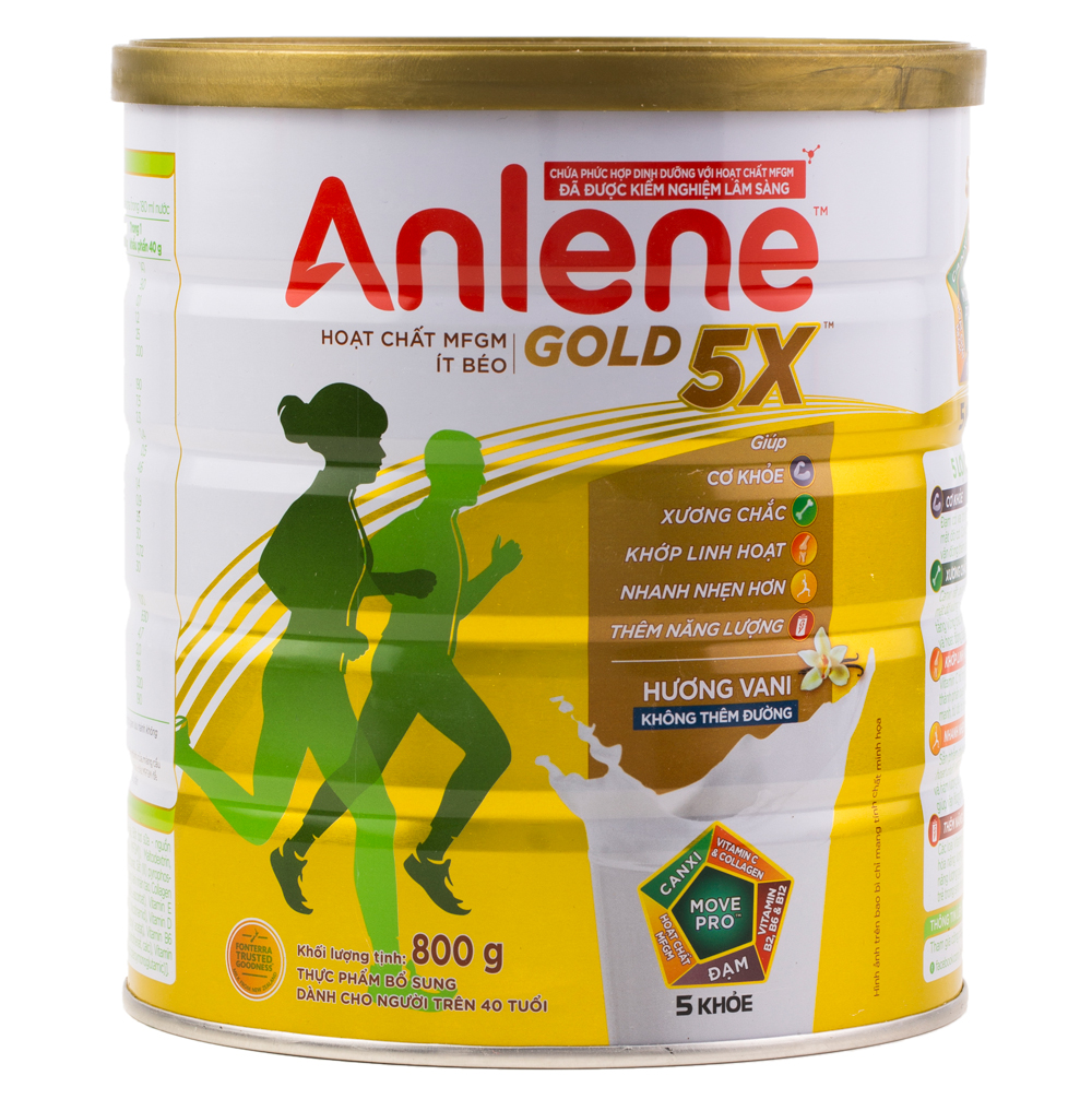 Sữa anlene gold 5x 800g