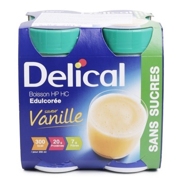 Sữa delical 200ml của pháp 1 lốc 4 chai