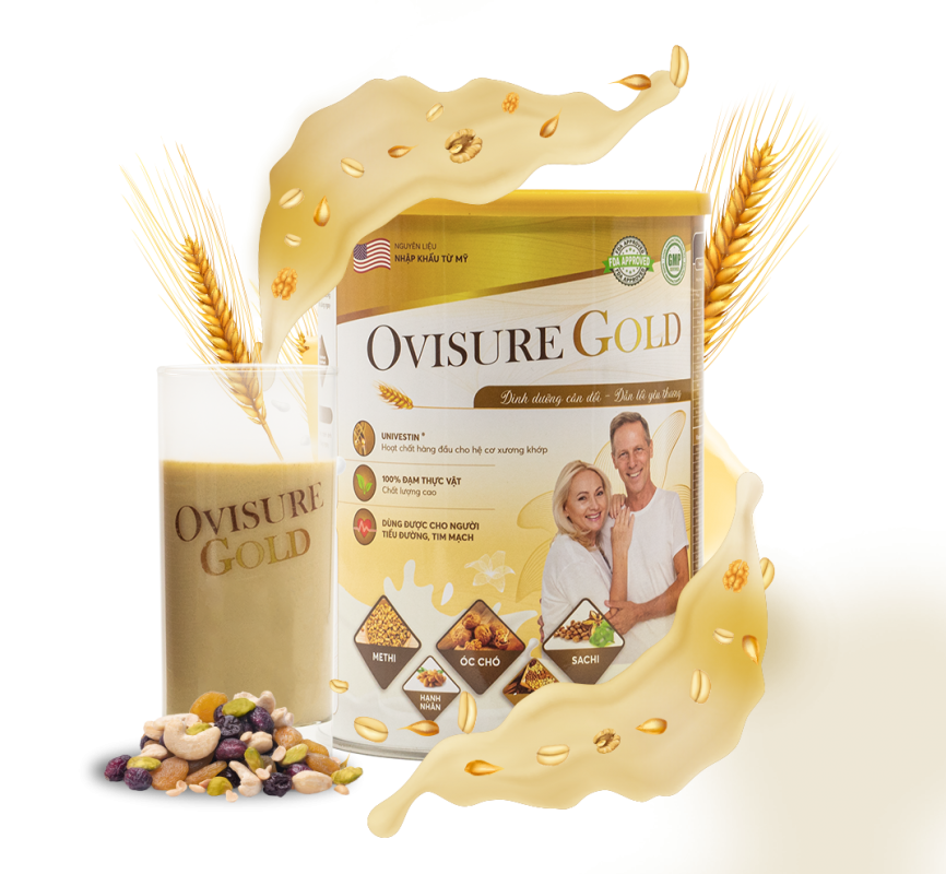 Sữa hạt ovisure gold 650g