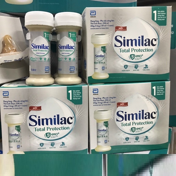 Hình ảnh lốc sữa similac total protection kèm núm ty