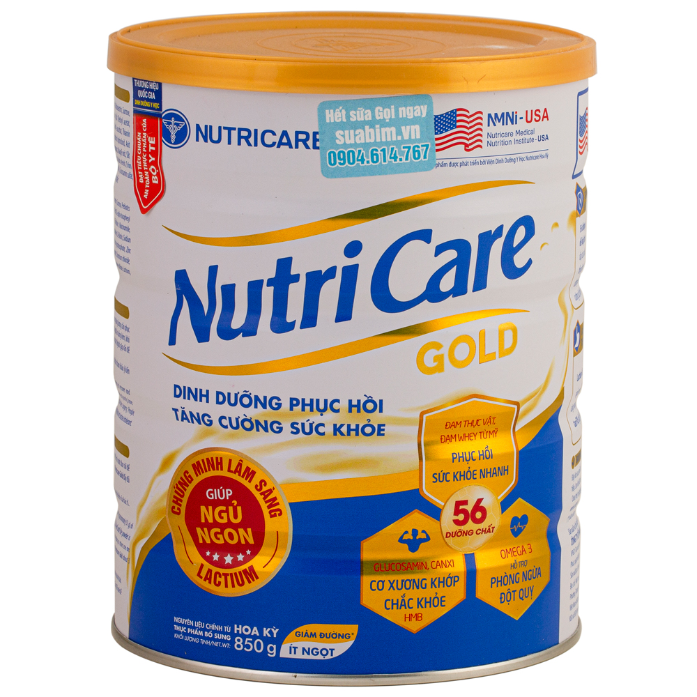 Sữa nutricare gold 850g