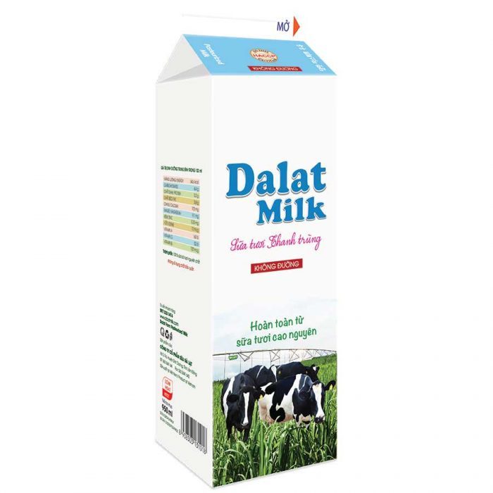 Sữa tươi thanh trùng dalat milk